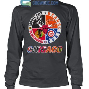 Official Chicago White Sox Bears Cubs Blackhawks Shirt, hoodie, longsleeve,  sweatshirt, v-neck tee