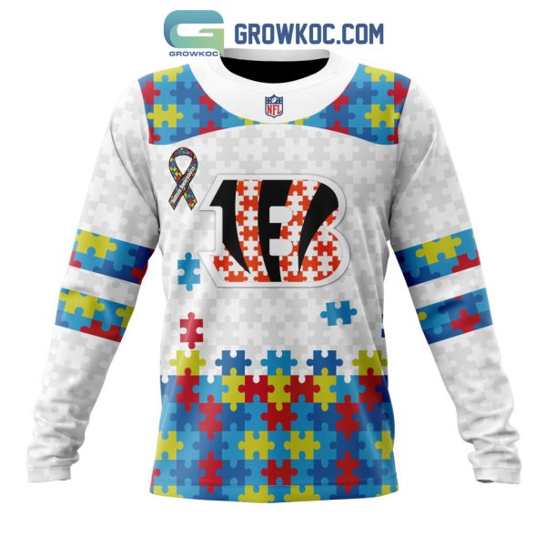 Cincinnati Bengals NFL Autism Awareness Personalized Hoodie T Shirt