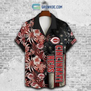 Cincinnati Reds MLB American Flower Hawaiian Shirt
