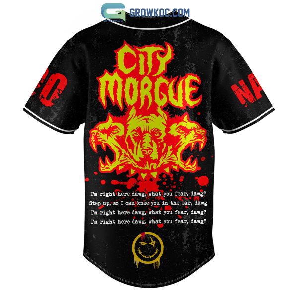 City Morgue Hip Hop Personalized Baseball Jersey