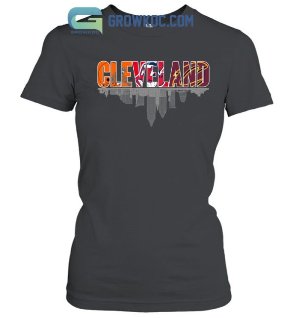 Cleveland Browns Cavaliers Guardians City Champions T Shirt