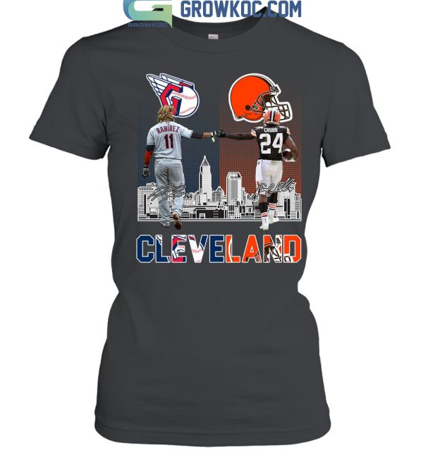 Cleveland Browns Chubb And Guardians Ramirez City Champion T Shirt