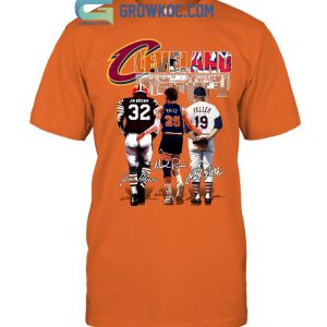 Cleveland Browns Jim Brown Cavaliers Price And Guardians Feller T Shirt