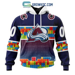 Colorado Avalanche NHL Special Autism Awareness Design Hoodie T Shirt