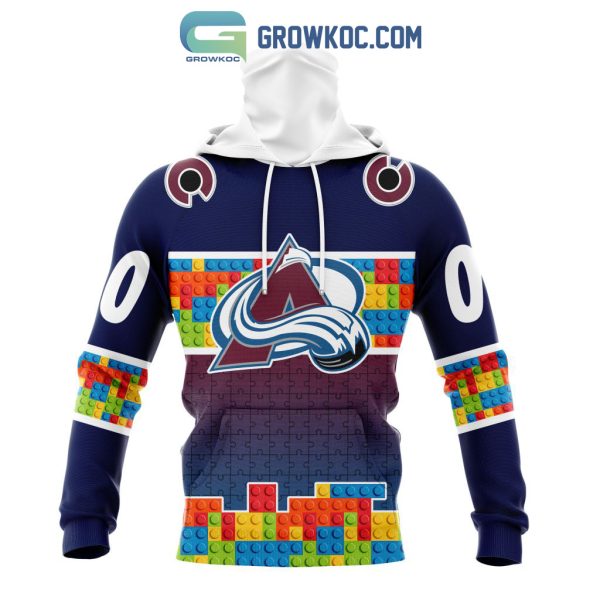 Colorado Avalanche NHL Special Autism Awareness Design Hoodie T Shirt