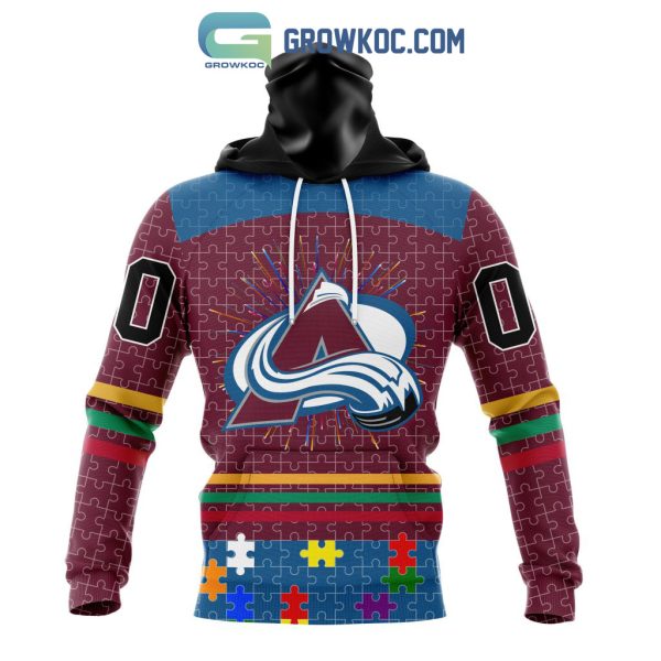 Colorado Avalanche NHL Special Fearless Against Autism Hoodie T Shirt