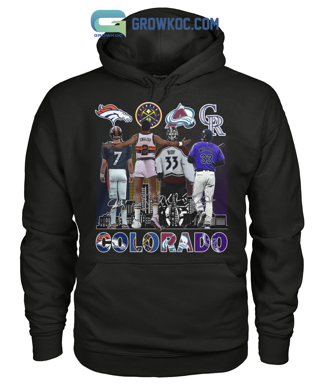 Denver Broncos Colorado Rockies Colorado Avalanche and Denver Nuggets shirt,  hoodie, sweater, long sleeve and tank top