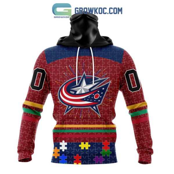 Columbus Blue Jackets NHL Special Fearless Against Autism Hoodie T Shirt