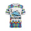 Gold Coast Titans NRL Autism Awareness Concept Kits Hoodie T Shirt