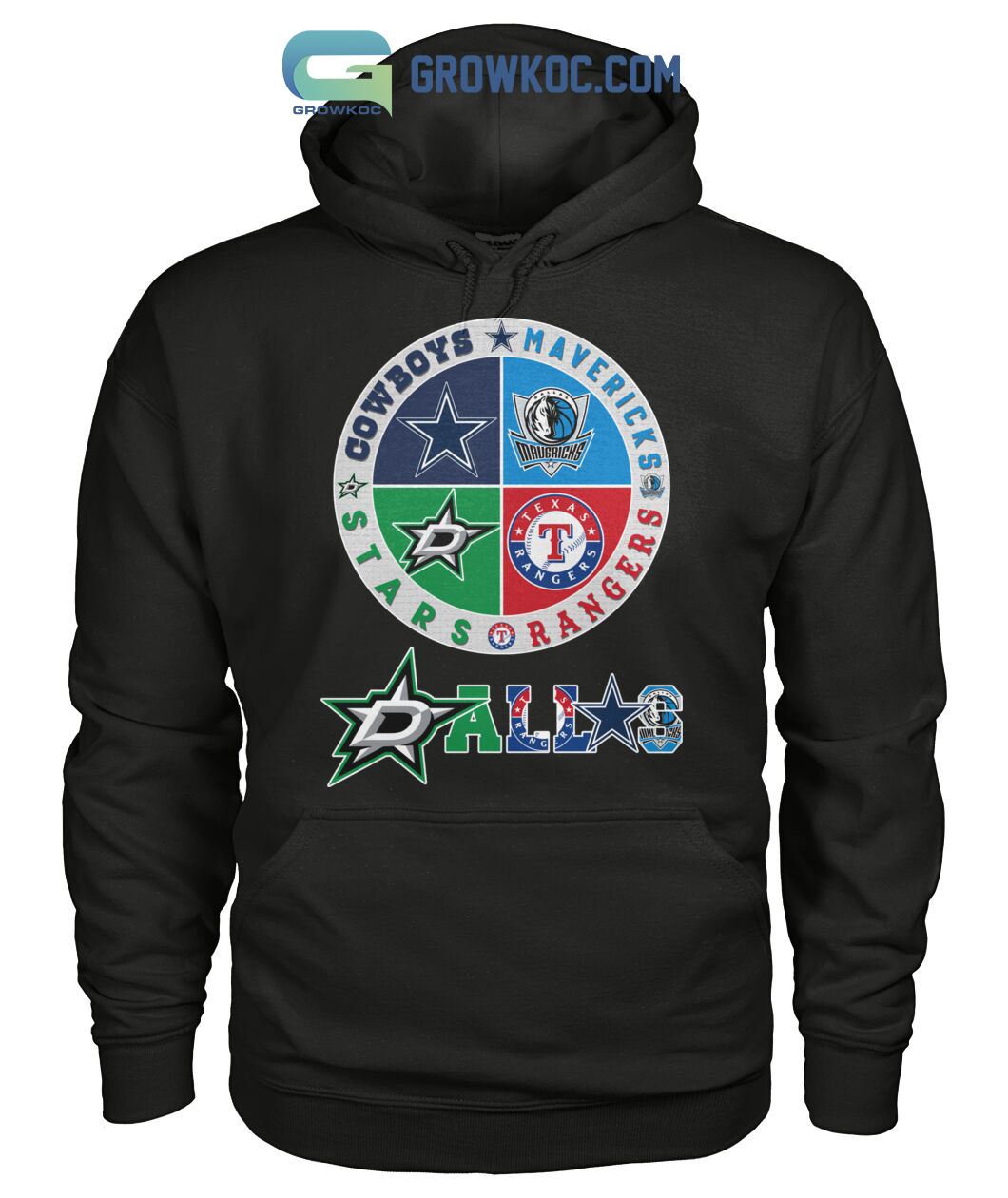 Dallas Cowboys Hoodie Halloween Classic Graphic Dallas Star Logo