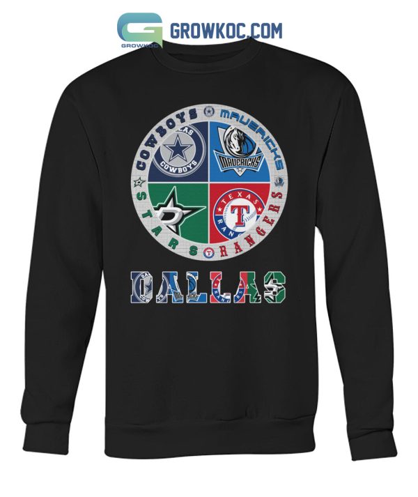 Dallas Cowboys Mavericks Stars And Rangers T Shirt
