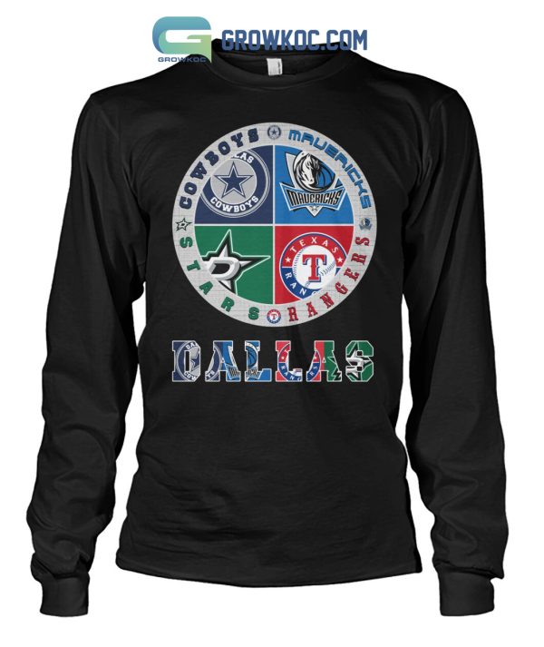 Dallas Cowboys Mavericks Stars And Rangers T Shirt