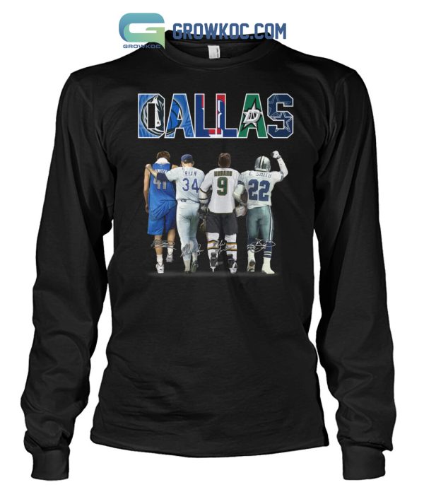 Dallas Cowboys Stars Mavericks  Texas Rangers Legend Team T Shirt