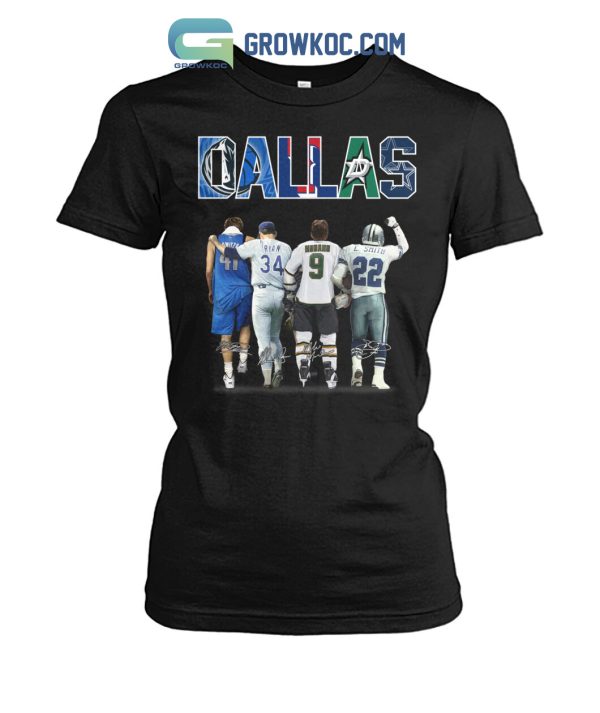 Dallas Cowboys Stars Mavericks  Texas Rangers Legend Team T Shirt