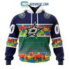 Columbus Blue Jackets NHL Special Autism Awareness Design Hoodie T Shirt