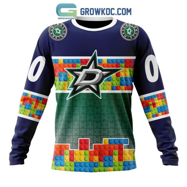 Dallas Stars NHL Special Autism Awareness Design Hoodie T Shirt