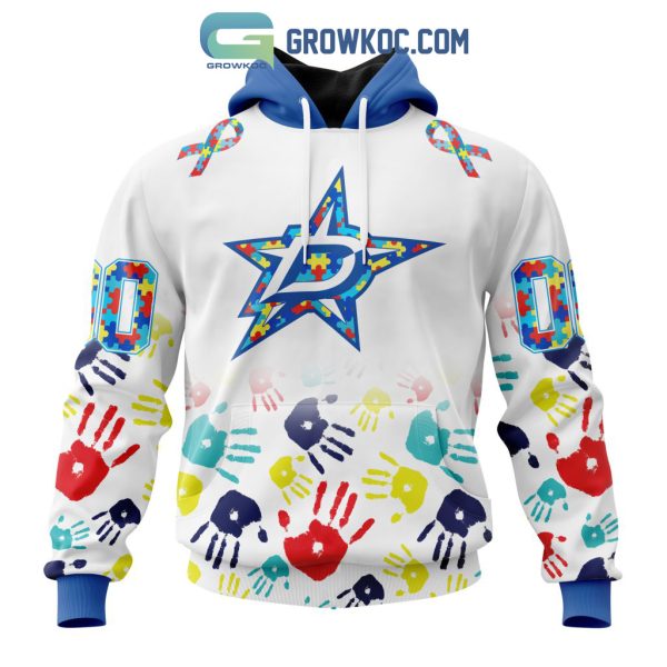 Dallas Stars NHL Special Autism Awareness Hands Hoodie T Shirt