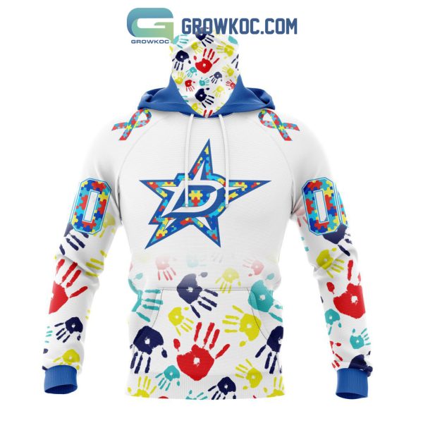 Dallas Stars NHL Special Autism Awareness Hands Hoodie T Shirt