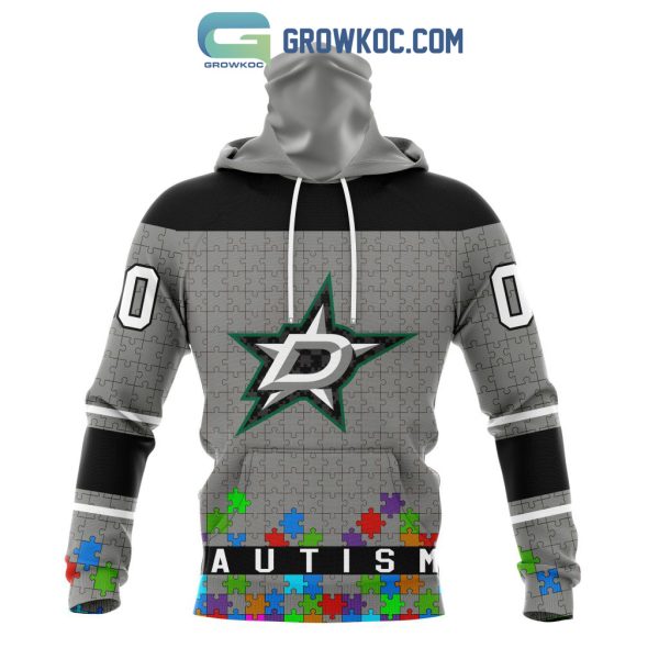 Dallas Stars NHL Special Unisex Kits Hockey Fights Against Autism Hoodie T Shirt