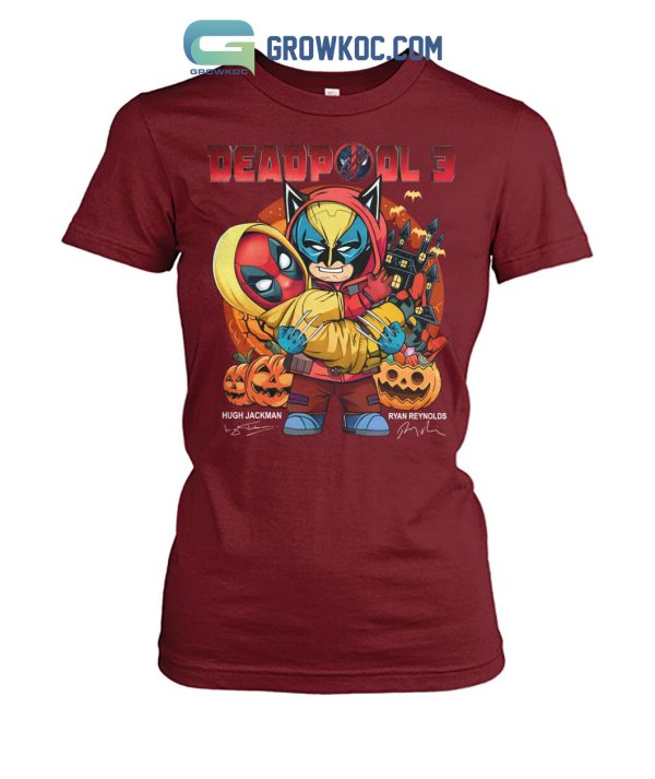 Deadpool 3 Hugh Jackman Ryan Reynolds Halloween Shirt