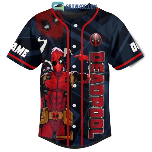 Deadpool I Don’t Feel Like Being An Adult Today Personalized Baseball Jersey