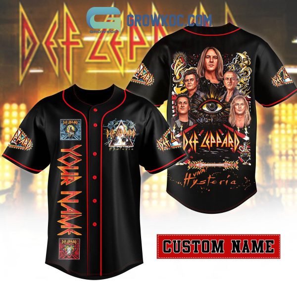 Def Leppard Personalized Baseball Jersey