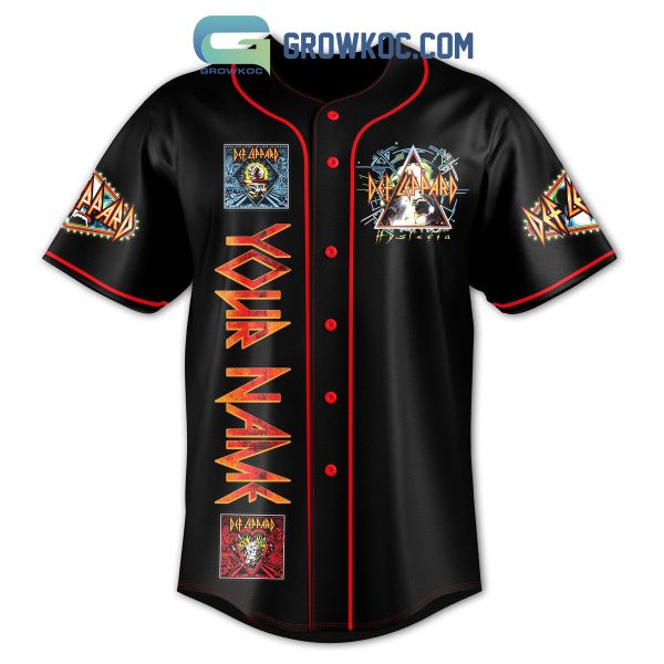 Def Leppard Personalized Baseball Jersey