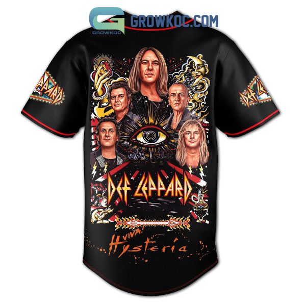 Def Leppard Personalized Baseball Jersey