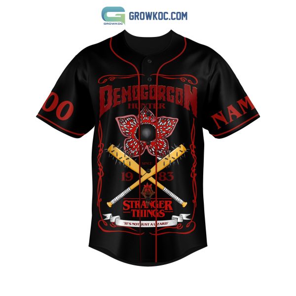 Demogorgon Hunter 1983 Stranger Things Personalized Baseball Jersey