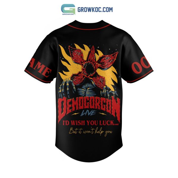 Demogorgon Hunter 1983 Stranger Things Personalized Baseball Jersey