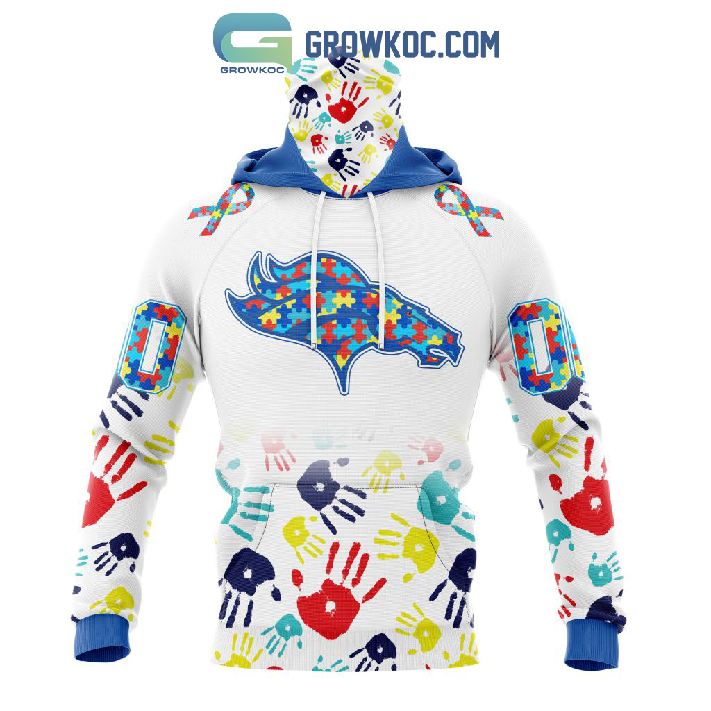 Denver Broncos NFL Special Fearless Against Autism Hands Design Hoodie T  Shirt - Growkoc