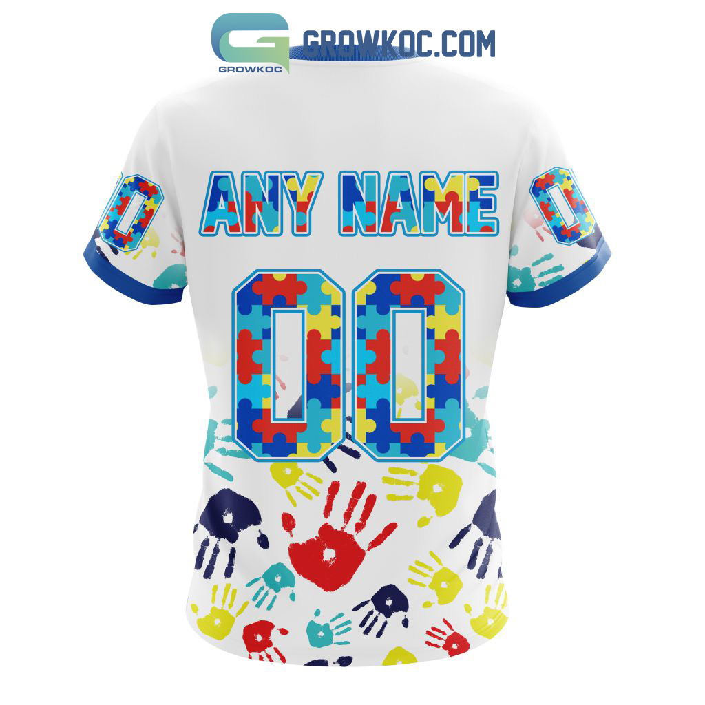 Denver Broncos NFL Special Fearless Against Autism Hands Design Hoodie T  Shirt - Growkoc