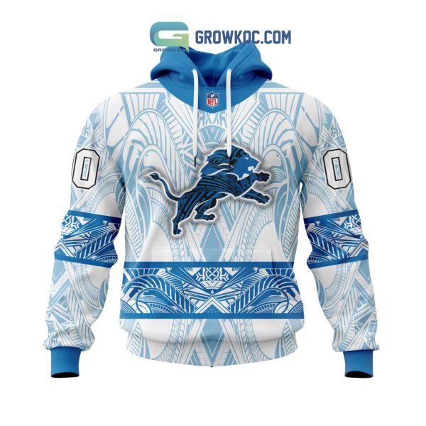 Detroit Lions NFL Special Native With Samoa Culture Hoodie T Shirt