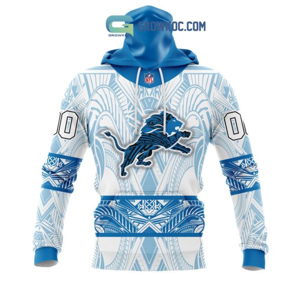 Detroit Lions NFL Special Native With Samoa Culture Hoodie T Shirt