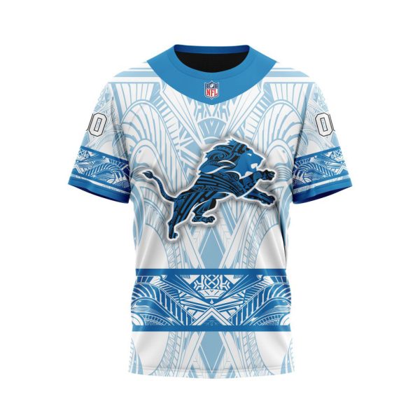 Detroit Lions NFL Special Native With Samoa Culture Hoodie T Shirt