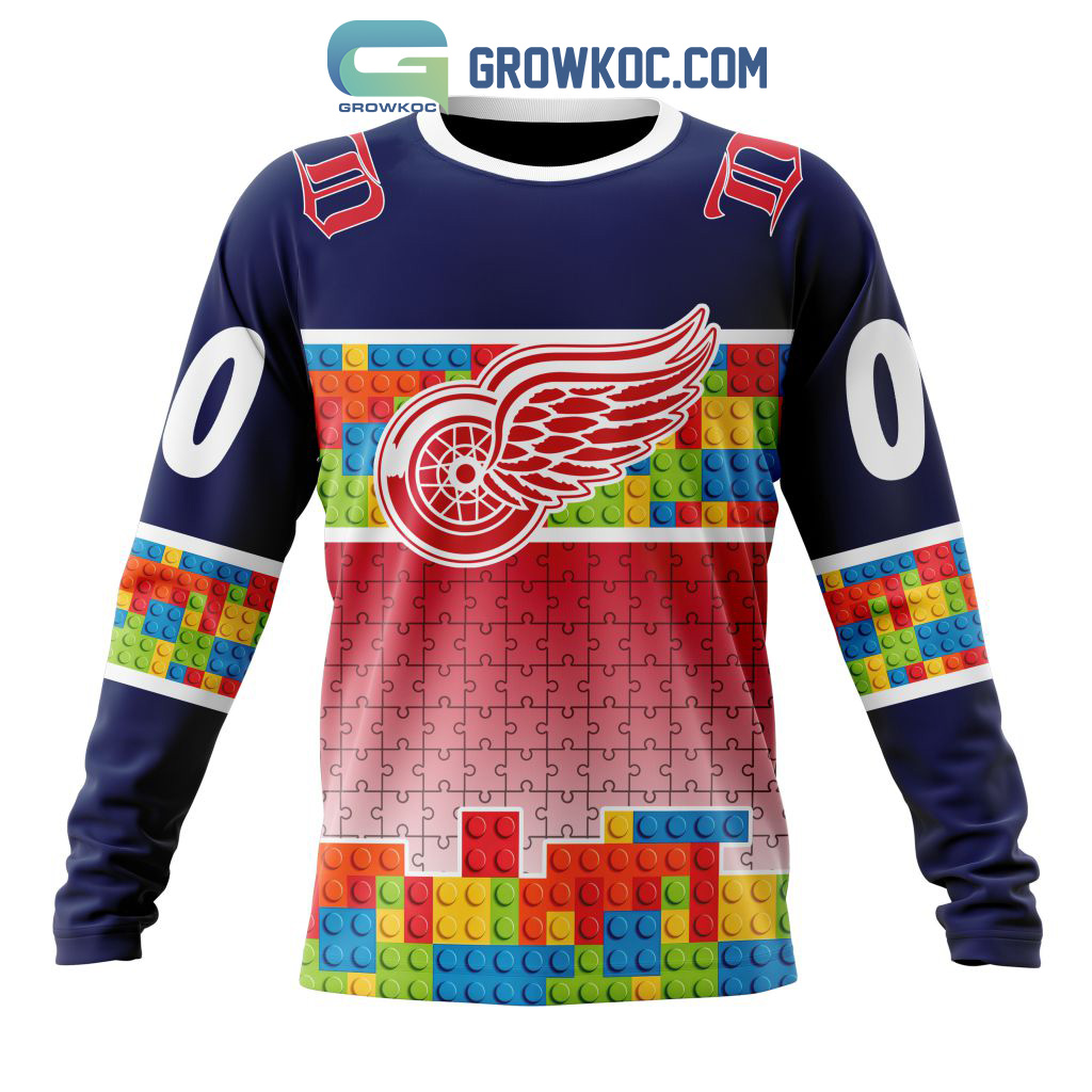 NHL Detroit Red Wings Reverse Retro Kits Hoodie
