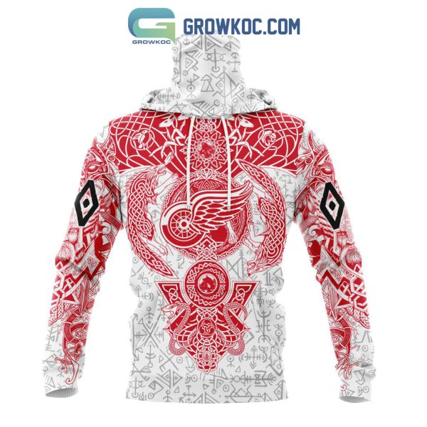 Detroit Red Wings NHL Special Norse Viking Symbols Hoodie T Shirt