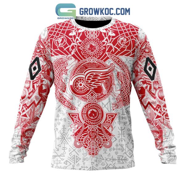 Detroit Red Wings NHL Special Norse Viking Symbols Hoodie T Shirt