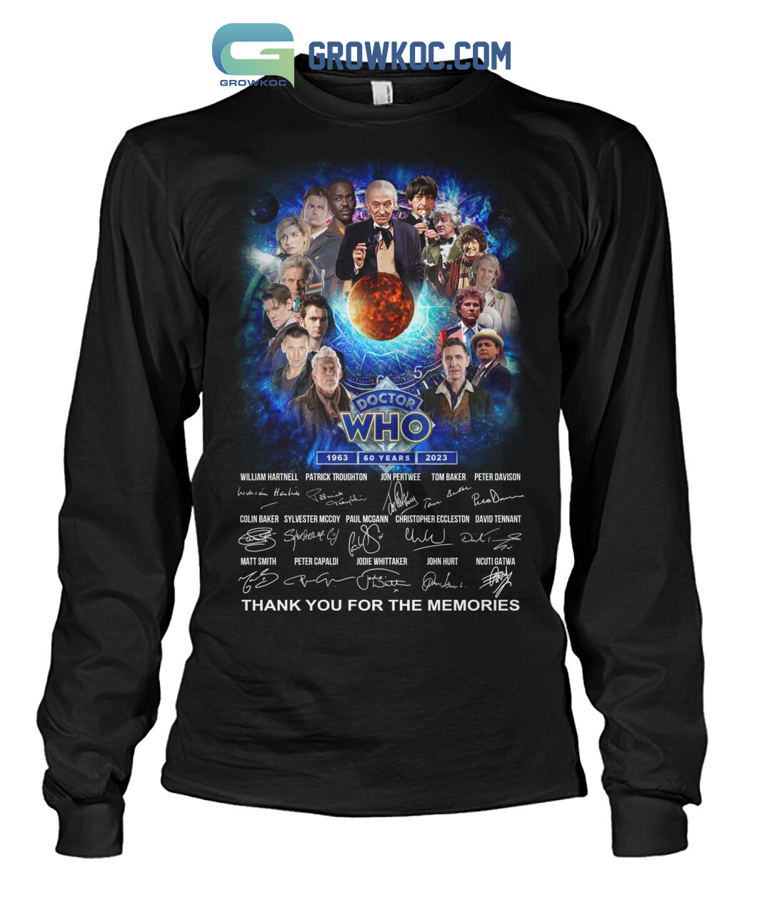 Doctor Who 60 Years 1963 2023 Memories T Shirt
