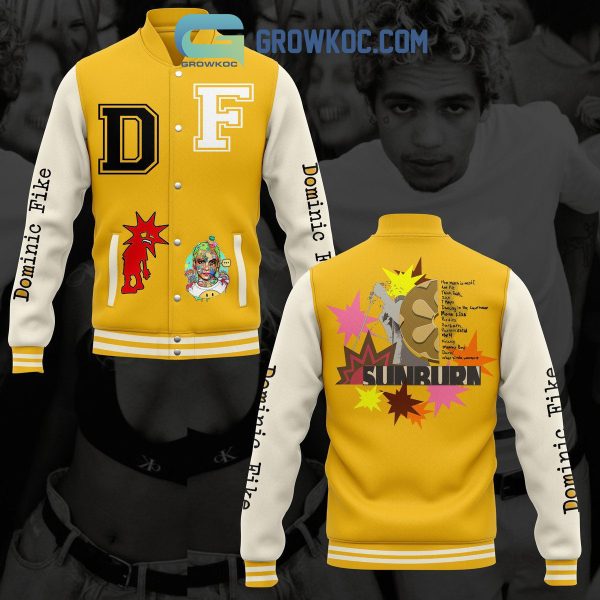 Dominic Fike Sunburn Baseball Jacket