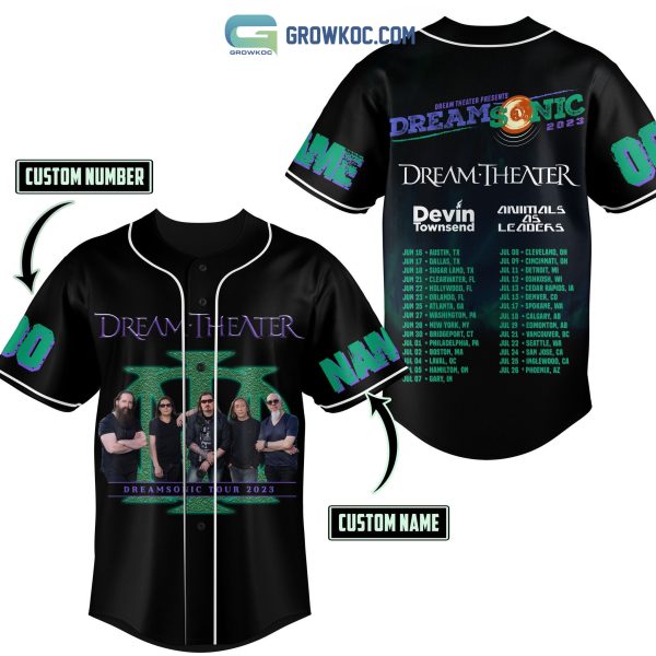 Dream Theater Presents Dream Sonic 2023 Personalized Baseball Jersey