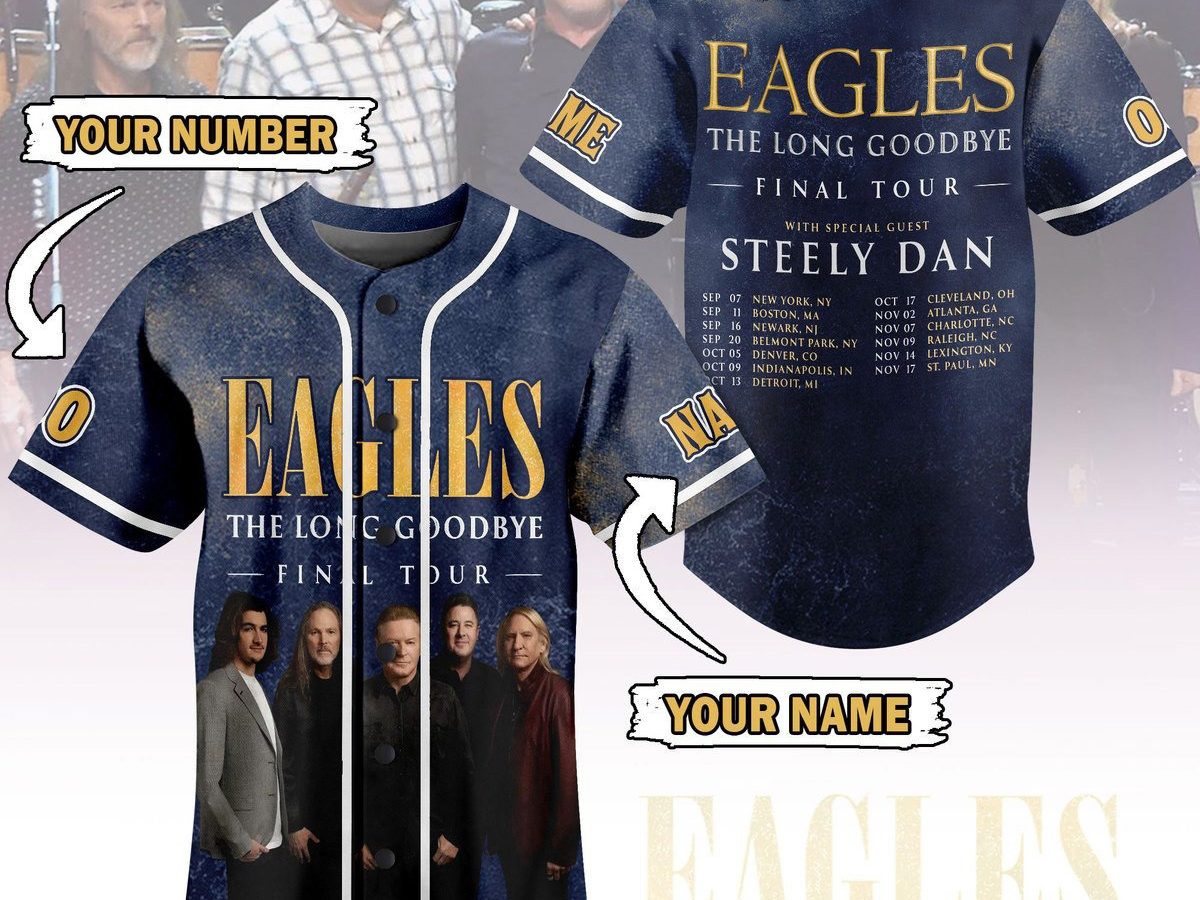 Eagles Band The Long Goodbye Tour 2023 2-Sided Pullover Hoodie