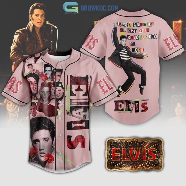 Elvis Presley El Rey Que Revoluciono El Rock Baseball Jersey