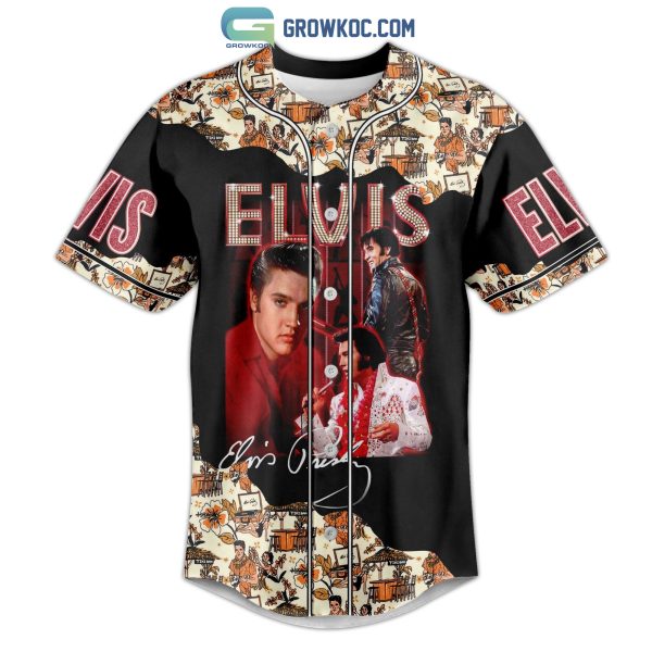 Elvis Presley King Of Rock And Roll Baseball Jersey