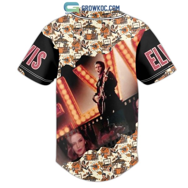 Elvis Presley King Of Rock And Roll Baseball Jersey