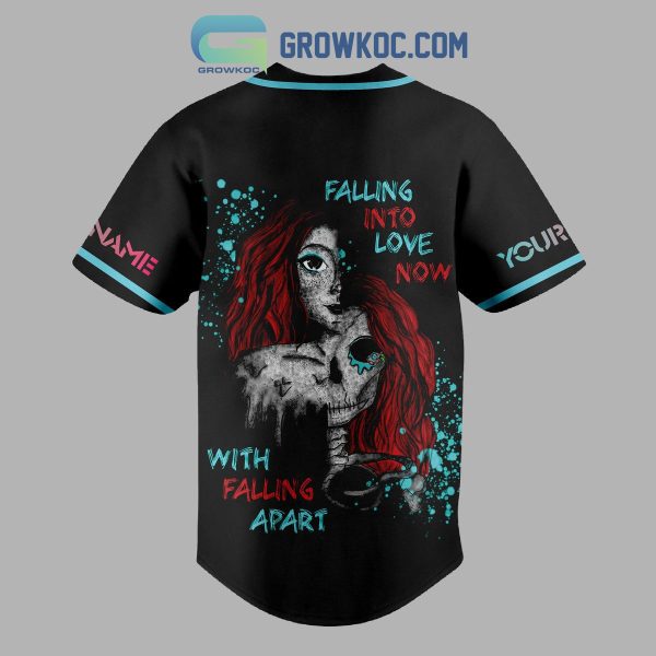 Falling In Reverse Falling Into Love Now Personalized Baseball Jersey