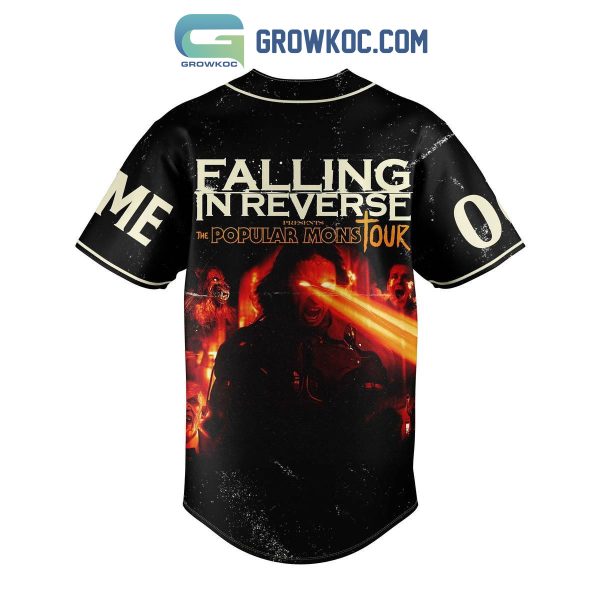 Falling In Reverse Present The Popular Mons Tour Personalized Baseball Jersey
