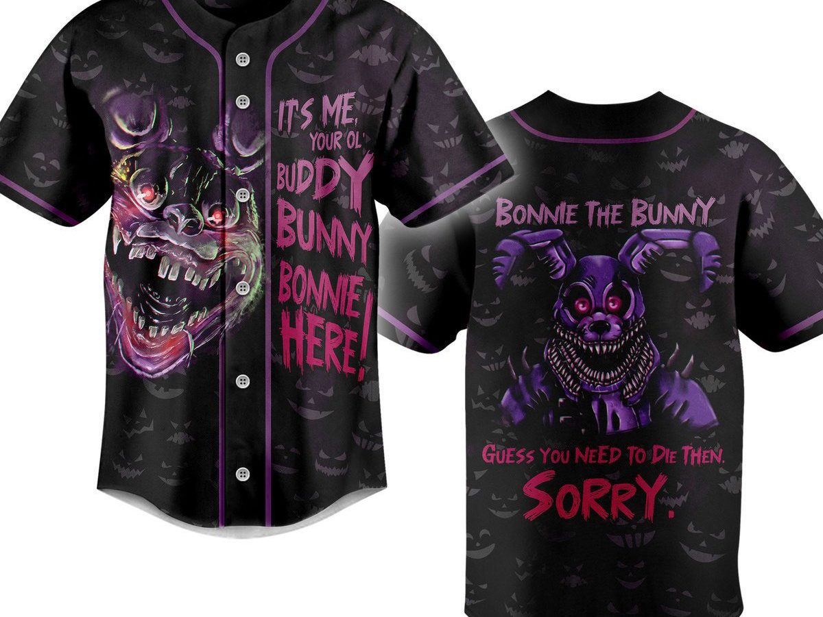 Five Nights At Freddy's Personalized Baseball Jersey - Growkoc