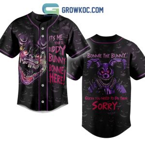 Five Night At Freddy It's Me Your Ol Buddy Bunny Bonnie Here Baseball Jersey
