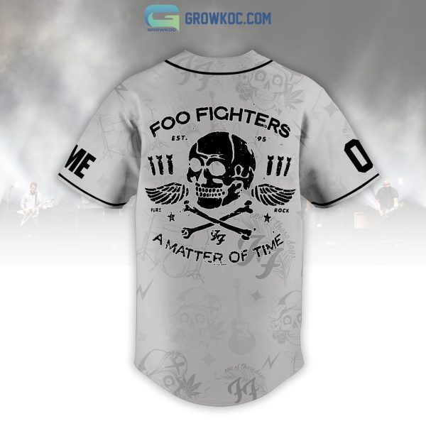 Foo Fighters A Matter Of Time Personalized Baseball Jersey